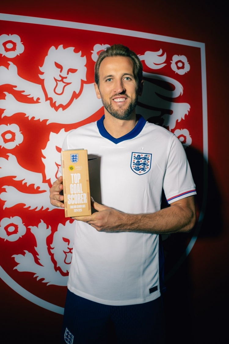 网页版登录入口-连续6年获奖！官方：凯恩当选英格兰队2024-25赛季最佳射手